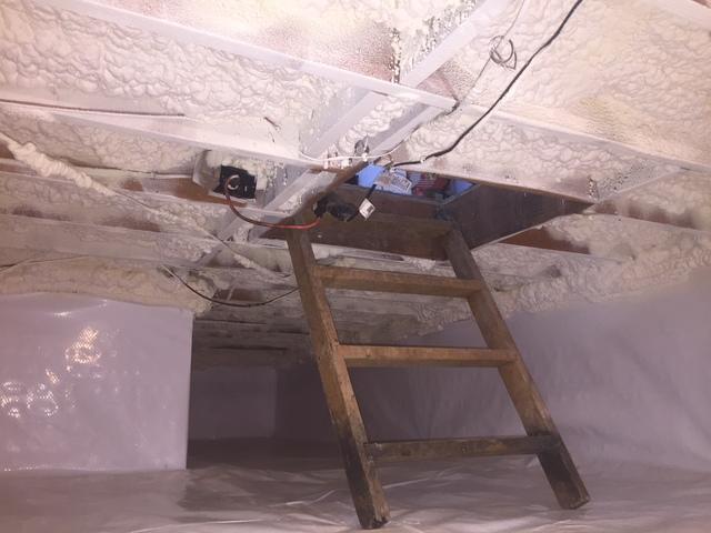 Using Open Cell Spray Foam Insulation will increase this homes energy efficiency and will cause this home to receive savings in heating and cooling bills.