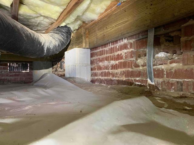 Moisture in the Crawl Space