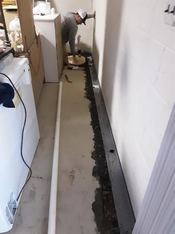 Waterproofing Trench