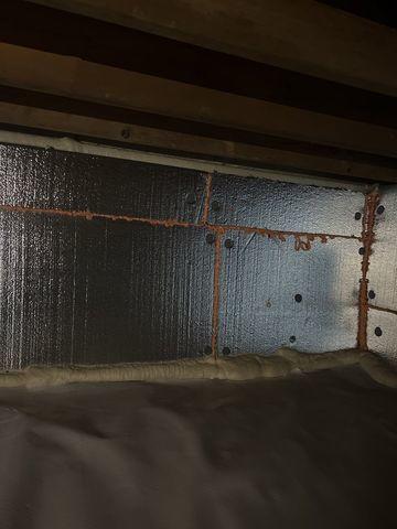 Clean, Sealed, and Insulated Crawl Space!