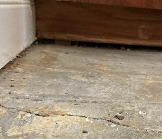 Foundation Settlement Signs: Sinking Floor