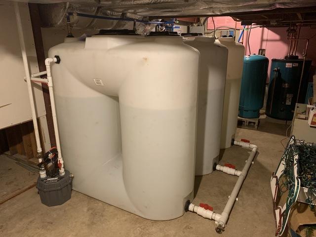 Atmospheric Domestic Water Storage System Install