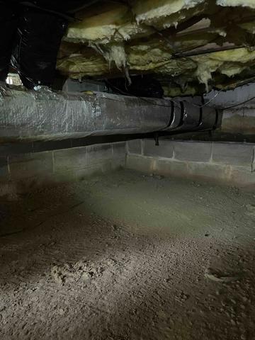 Damp Crawl Space
