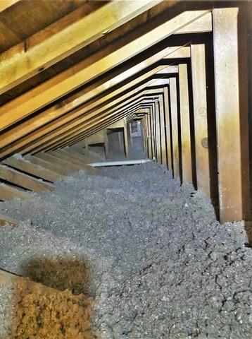 Moldy, Cold Attic in Hermantown, MN Insulated with SprayFoam and TruSoft™ Cellulose Insulation