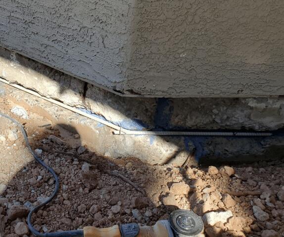 Mid Concrete Repair in Stem Wall