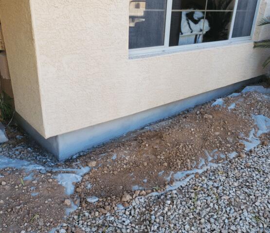 After Concrete Stem Wall Repair Process in Gilbert, Arizona