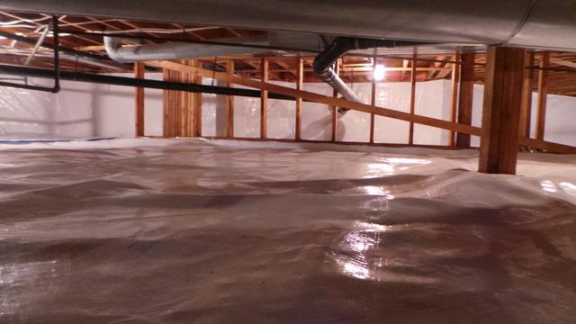 Crawlspace Vapour Barrier in S. Surrey