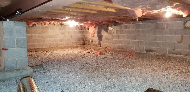Center of Crawl Space