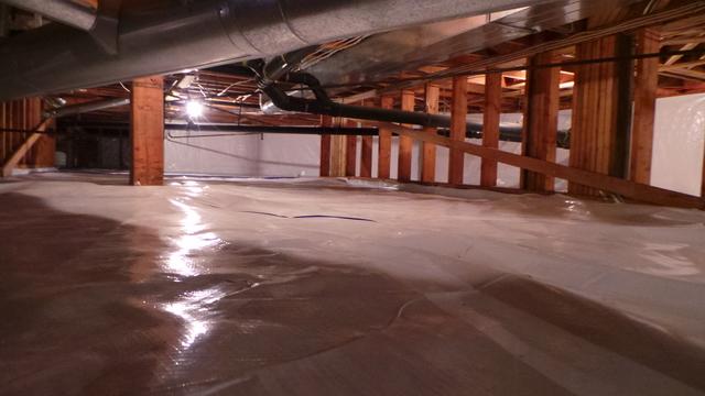 Clean and Dry Crawlspace in South Surrey, BC