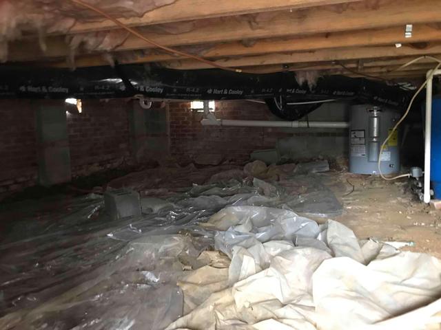 Failing Vapor Barrier and Insulation