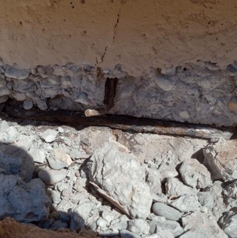 Rusting Rebar in Gilbert, Arizona