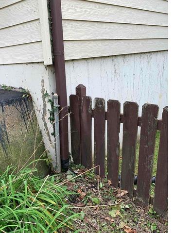 Before New Drainage Line