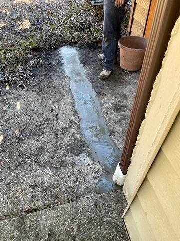 Buried Discharge Line