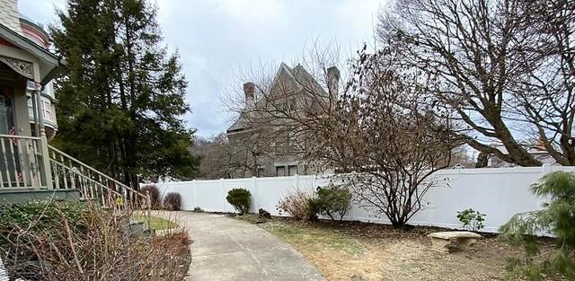 6' Acadia Privacy White Vinyl Fence