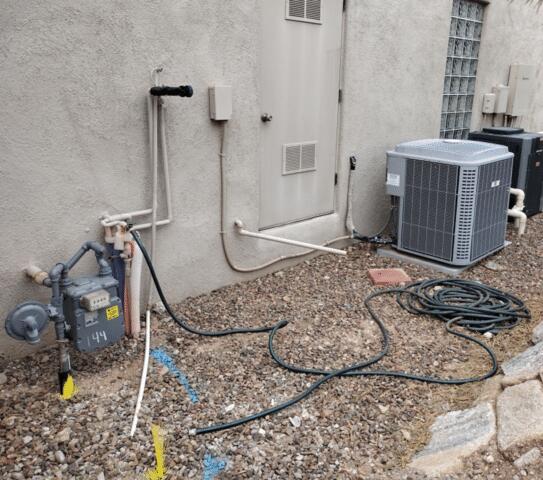 After Underpinning Installation in Tucson, Arizona