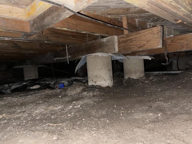 Mud in Crawl Space