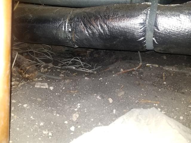 Before Crawl Space Encapsulation