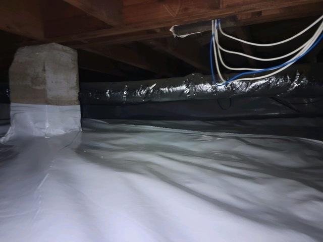 After Crawl Space Encapsulation