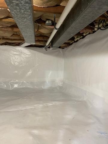 CleanSpace Vapor Barrier System Installed