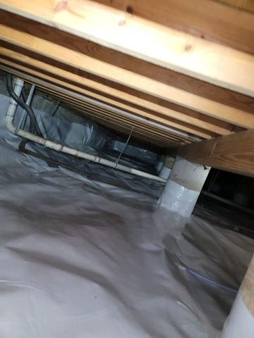 Crawl Space After Encapsulation