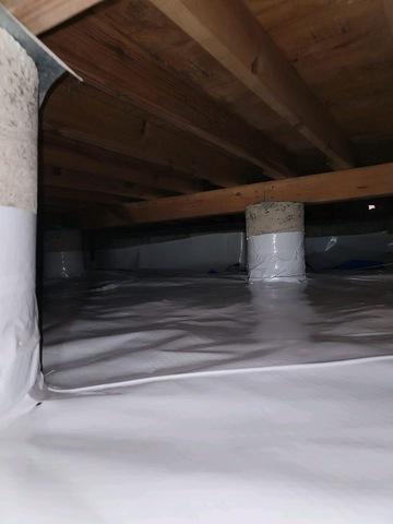 Crawl Space After Encapsulation
