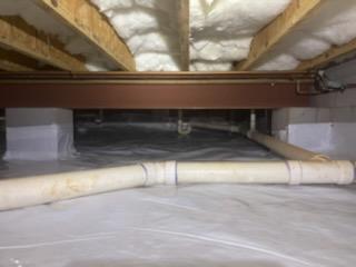 Insulation in Crawl Space & Dehumidifier