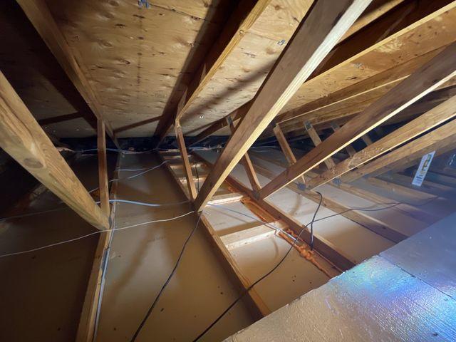 An Attic Ready for Air Sealing