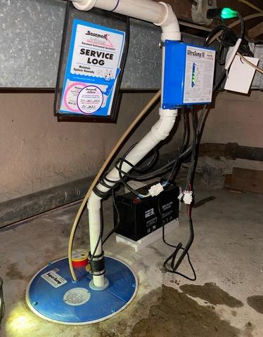 Here is a photo of the SuperSump Pump System with its backup battery!