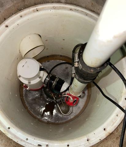 The SuperSump Pump system collects dirt and grime from the water it pumps out. Annual maintenance helps create a new start for the system each year.