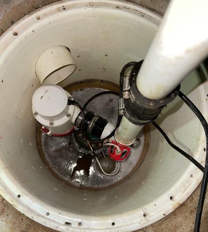 The maintenance begins with our Service Technician removing the sump pump lid and removing the sump and stand from the inside. Each piece, and the inside of the sump pump, is thoroughly washed. The system is then reassmbeled and a final cleanup is done.