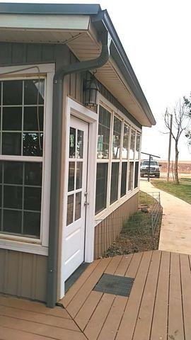 View of a Downspout and Gutter