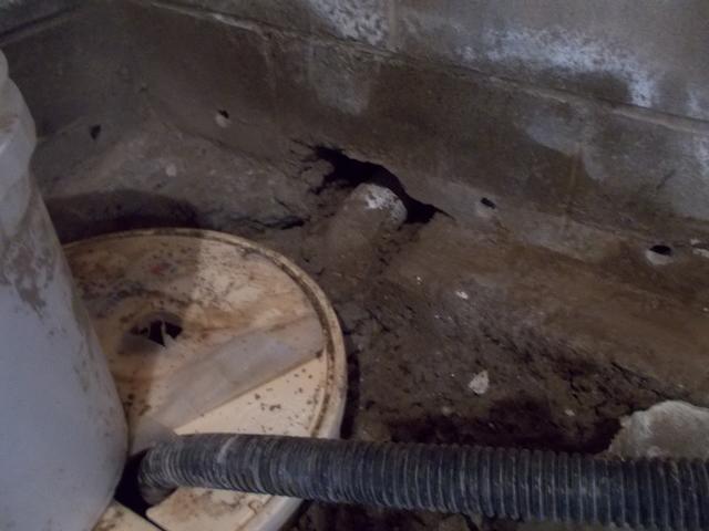 Old, Inefficient sump pump