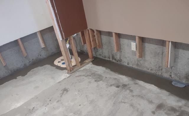 Waterproofed Basement