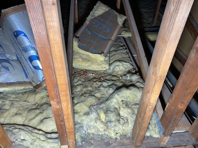 Fallen insulation