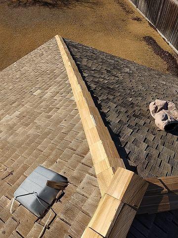 Completed Wood Shake Ridge
