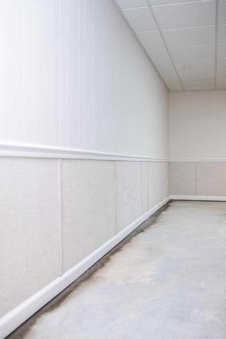 The EverLast Walls are mold-resistant and washable. They provide a nice finishing look for the basement.