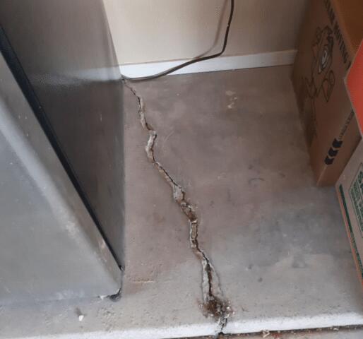 Symptoms of Foundation Problems: Slab Cracks