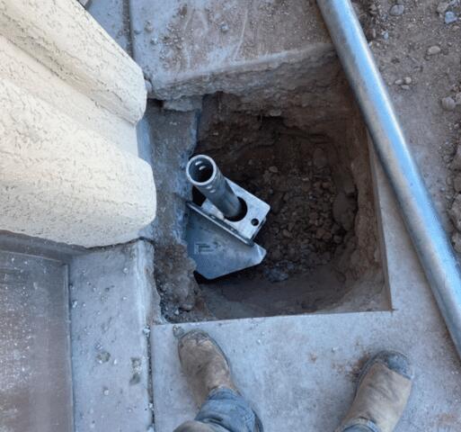 Piers installation System Process: Perfect Angle