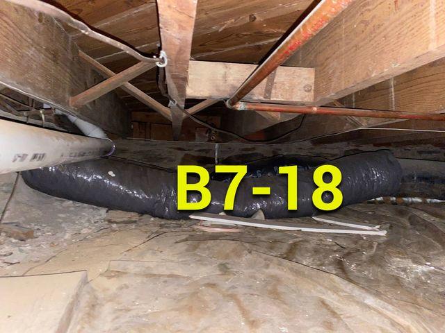Crawl space before
