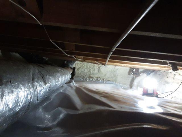 Crawl space - after