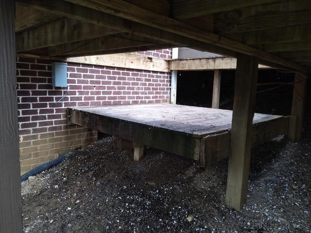 As requested, we removed the hot tub without damaging any of the structural supports to the deck or damaging the water line for their plants. Our customer was very pleased with our work!