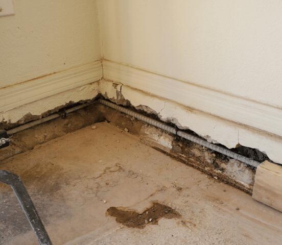 Concrete Repair in Stem Wall: Rebar Replacement