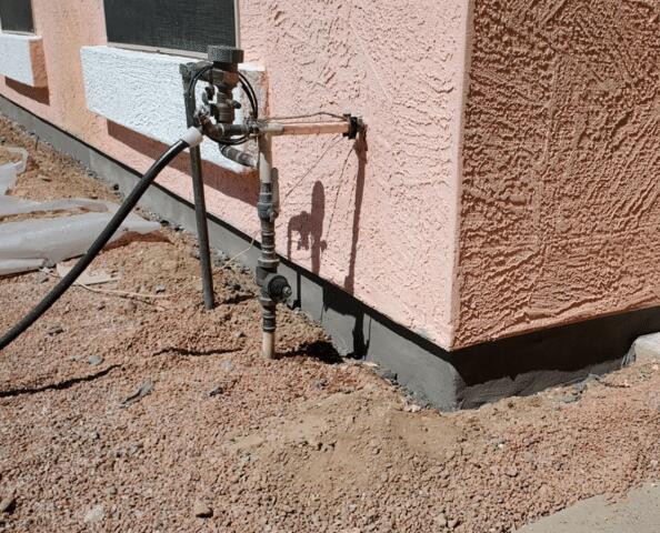 After Concrete Repair in Stem Wall - 1