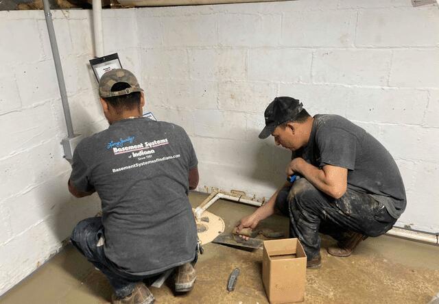 Basement Waterproofing Crew