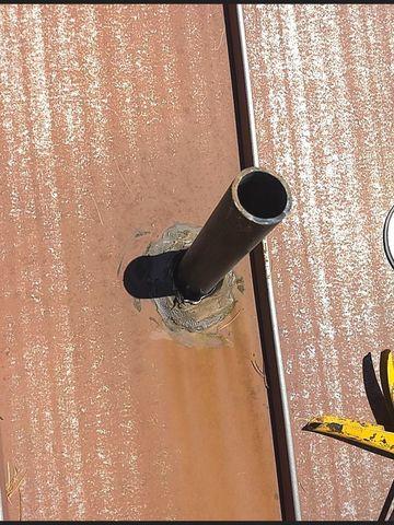Improper Pipe Flashing Before