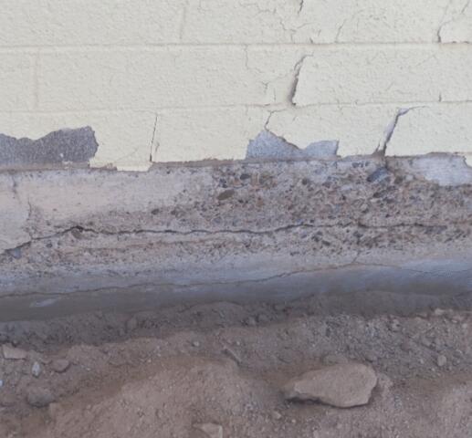 Horizontal Cracks in Stem Wall Down in Phoenix, Arizona