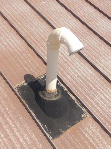 Before Pipe Boot Installment