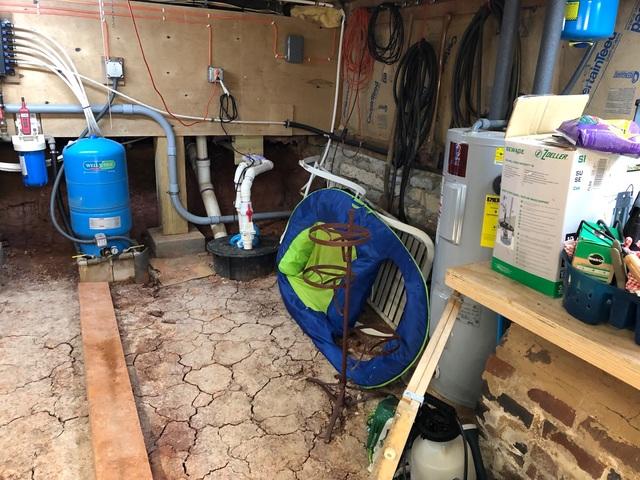 Exposed Crawl Space