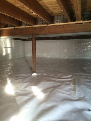 Crawl Space Fixed Up In Braintree