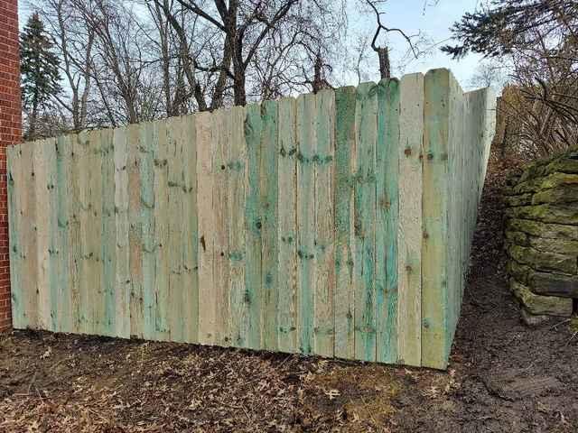 6' Privacy Natural Pressure Treated Wood /  (1) 4' gate